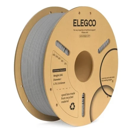 Elegoo Filament za 3D štampač 1.75mm, 1kg, Sivi