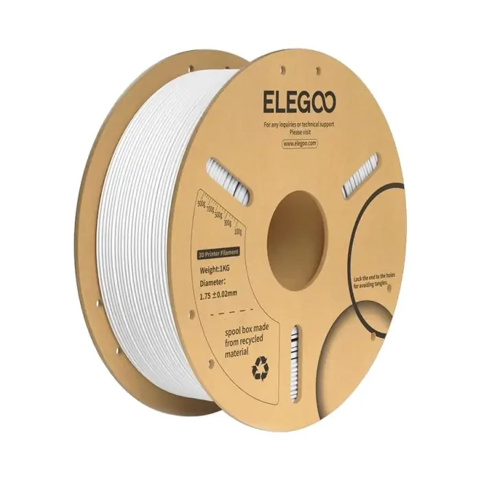 Elegoo Filament za 3D štampač 1.75mm, 1kg, Beli