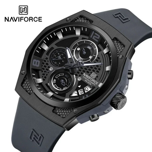 NAVIFORCE Muški sat 8051T, Sivi