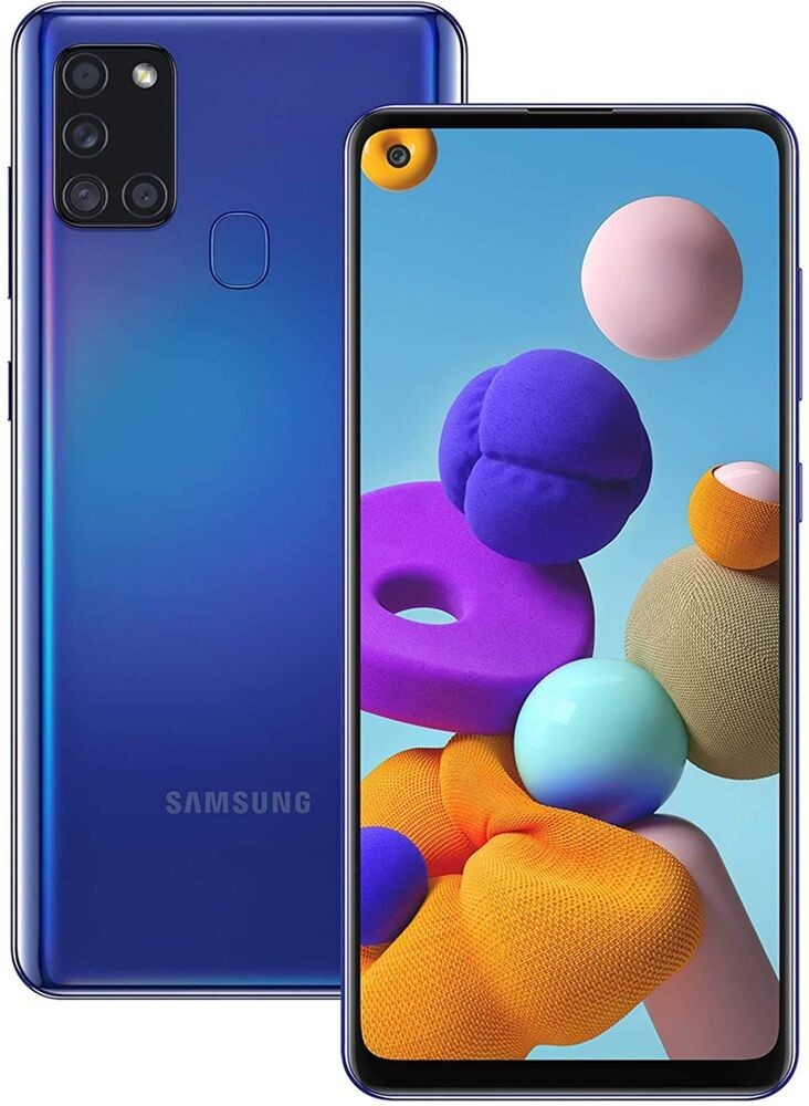 Samsung Refabrikovani mobilni telefon Galaxy A21s 4G, 6.5", 1600 x 720, 60 Hz, 48 MP, 13 MP, 4/64GB, Plavi