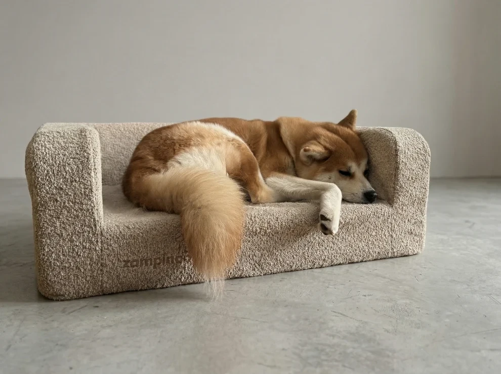 Zampinoo Krevet za pse Sofa Miyo Premium, Bež