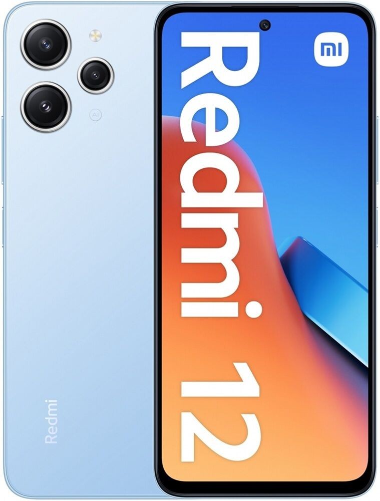 Xiaomi Refabrikovani mobilni telefon Redmi 12 4G, 2460 x 1080, 90 Hz, 50 MP, 8 MP, 4/128GB, Plavi