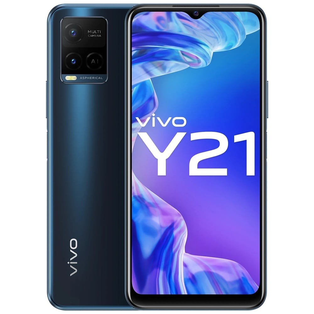 Vivo Refabrikovani mobilni telefon Y21 4G, 1600 x 720, 90 Hz, 13 MP, 8 MP, 4/64GB, Plavi