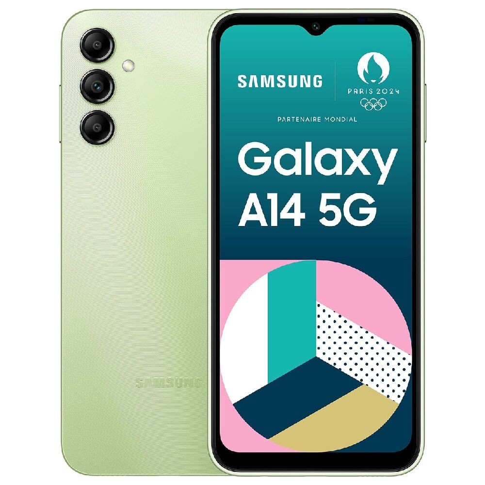 Samsung Refabrikovani mobilni telefon Galaxy A14 4G, 6.6", 2408 x 1080, 60 Hz, 50 MP, 13 MP, 4/64GB, Zeleni