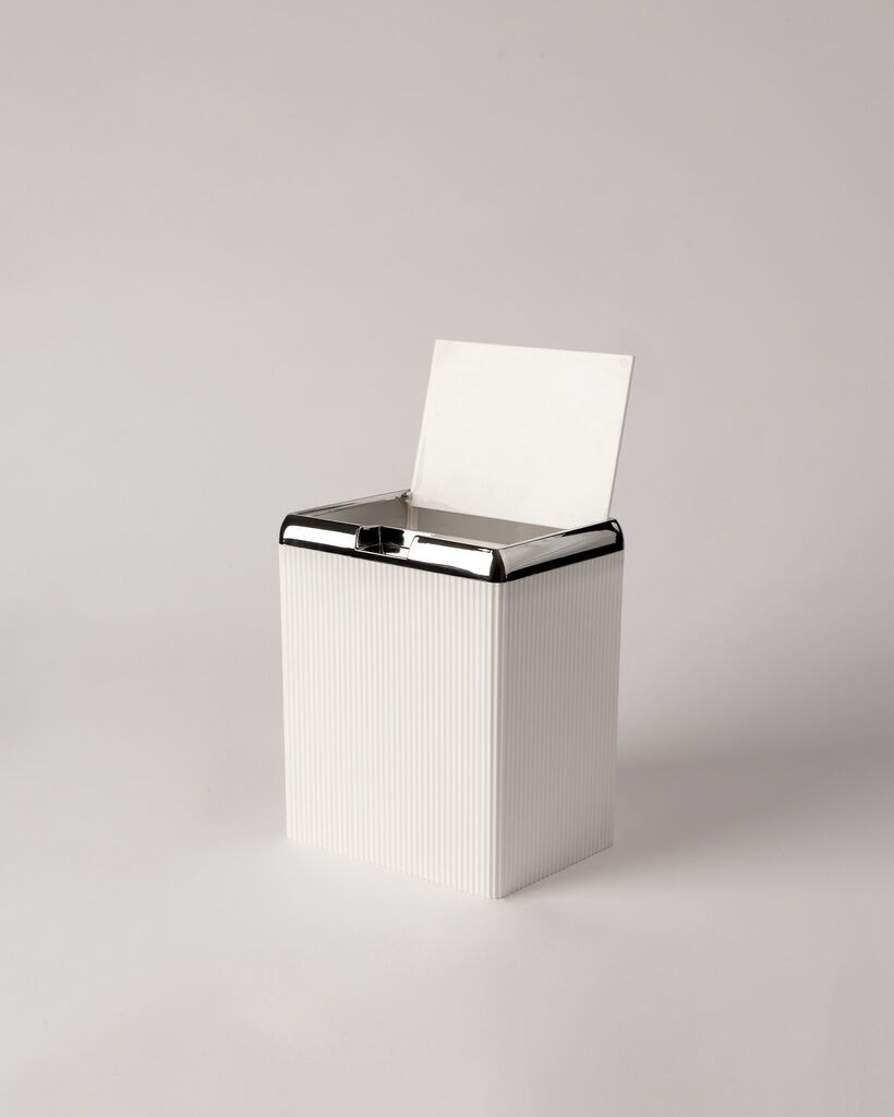 Madame Coco Kanta za otpatke Marais Chromium, 17.5x13.1x21 cm, Bela