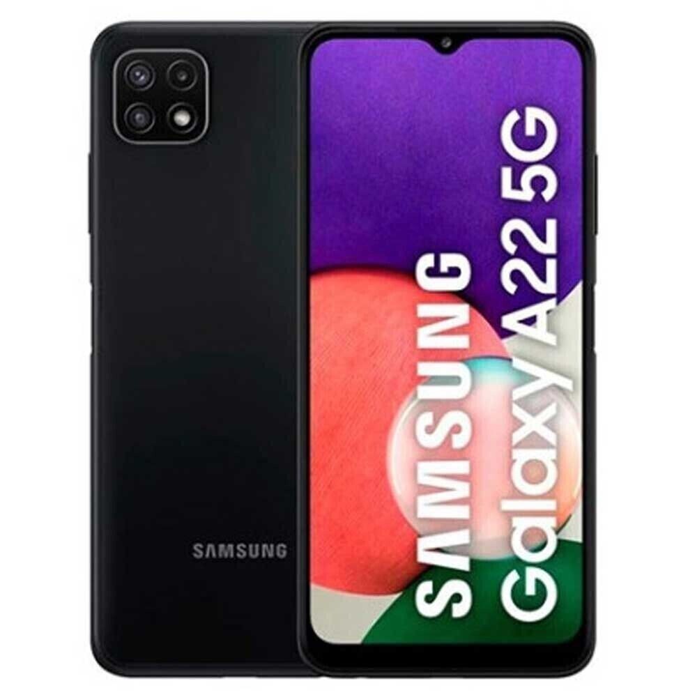 Samsung Refabrikovani mobilni telefon Galaxy A22 5G, 6.6", 2400 x 1080, 90 Hz, 48 MP, 8 MP, 4/64GB, Crni