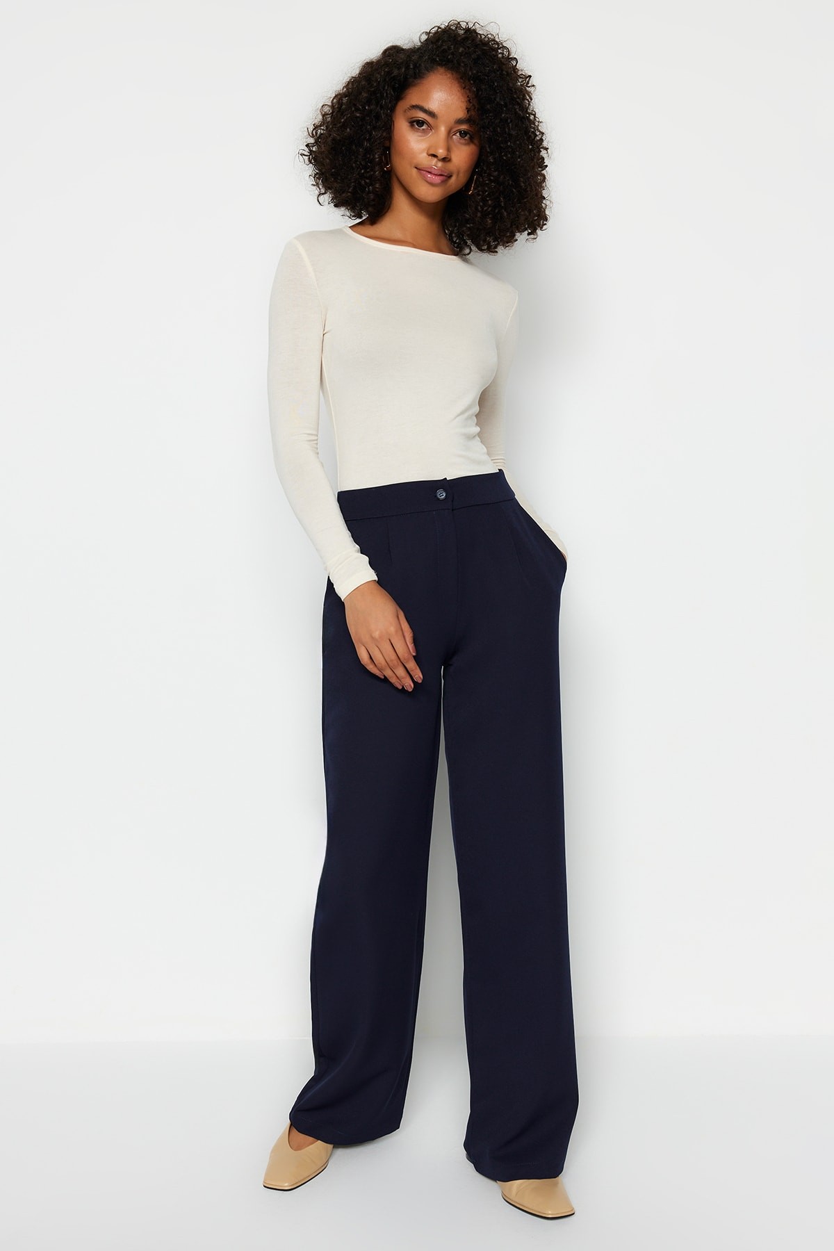 Trendyol Ženske pantalone, Teget