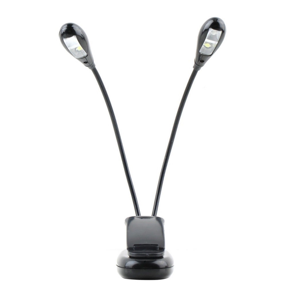 Svetiljka za note, LED, Crna