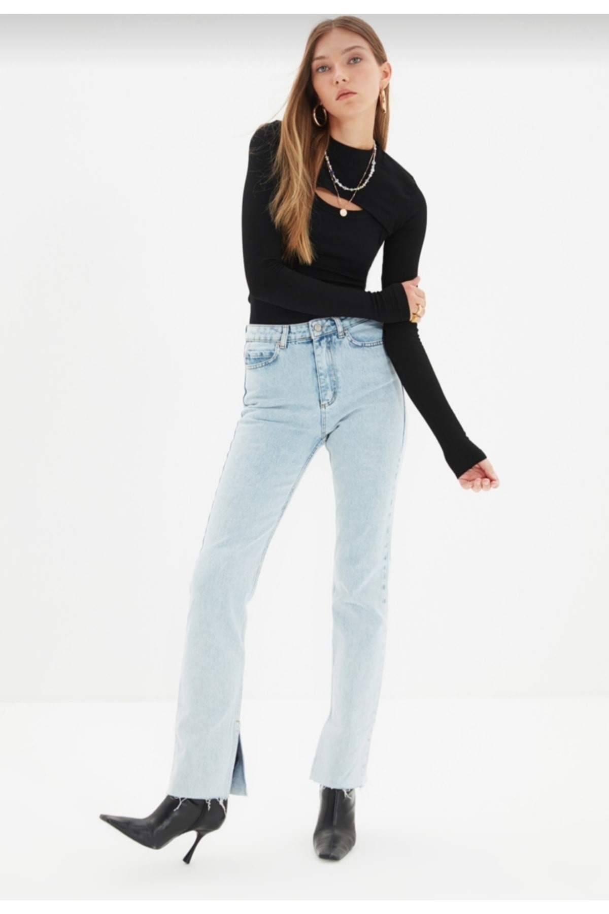 Trendyol Ženske farmerke, Svetloplave