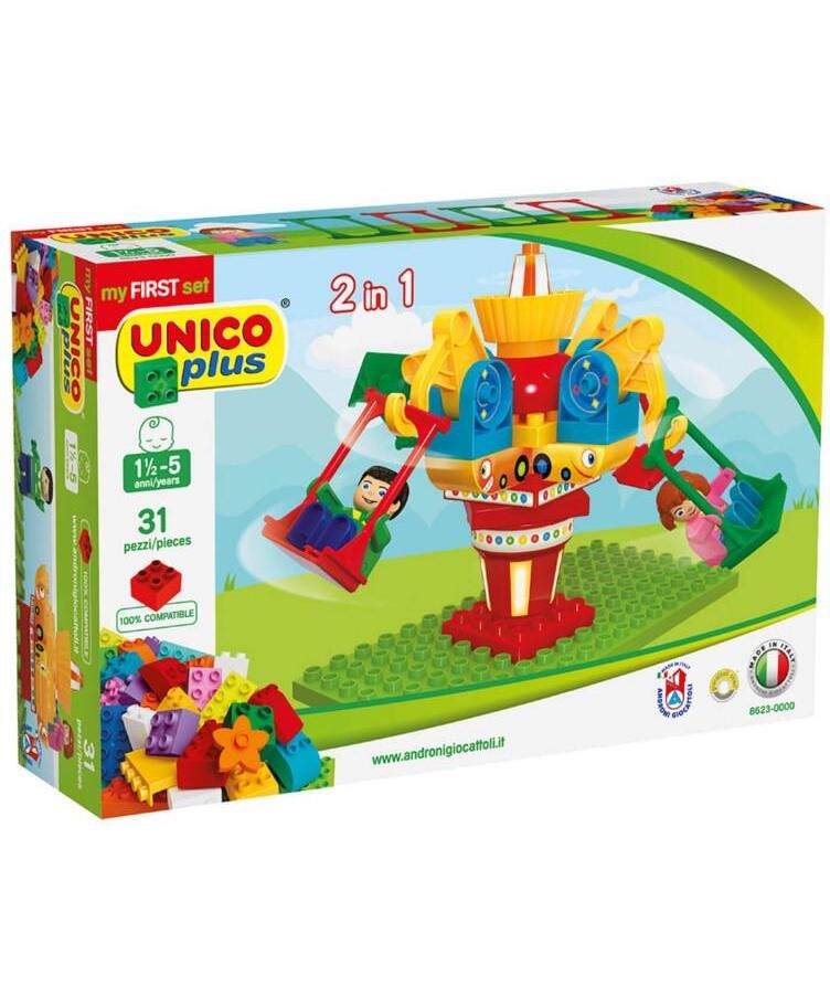 Androni Giocattoli Kocke Zabavni park Unico Plus, 31 deo