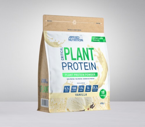 Applied Nutrition Protein Critical Plant, Vanila, 450g