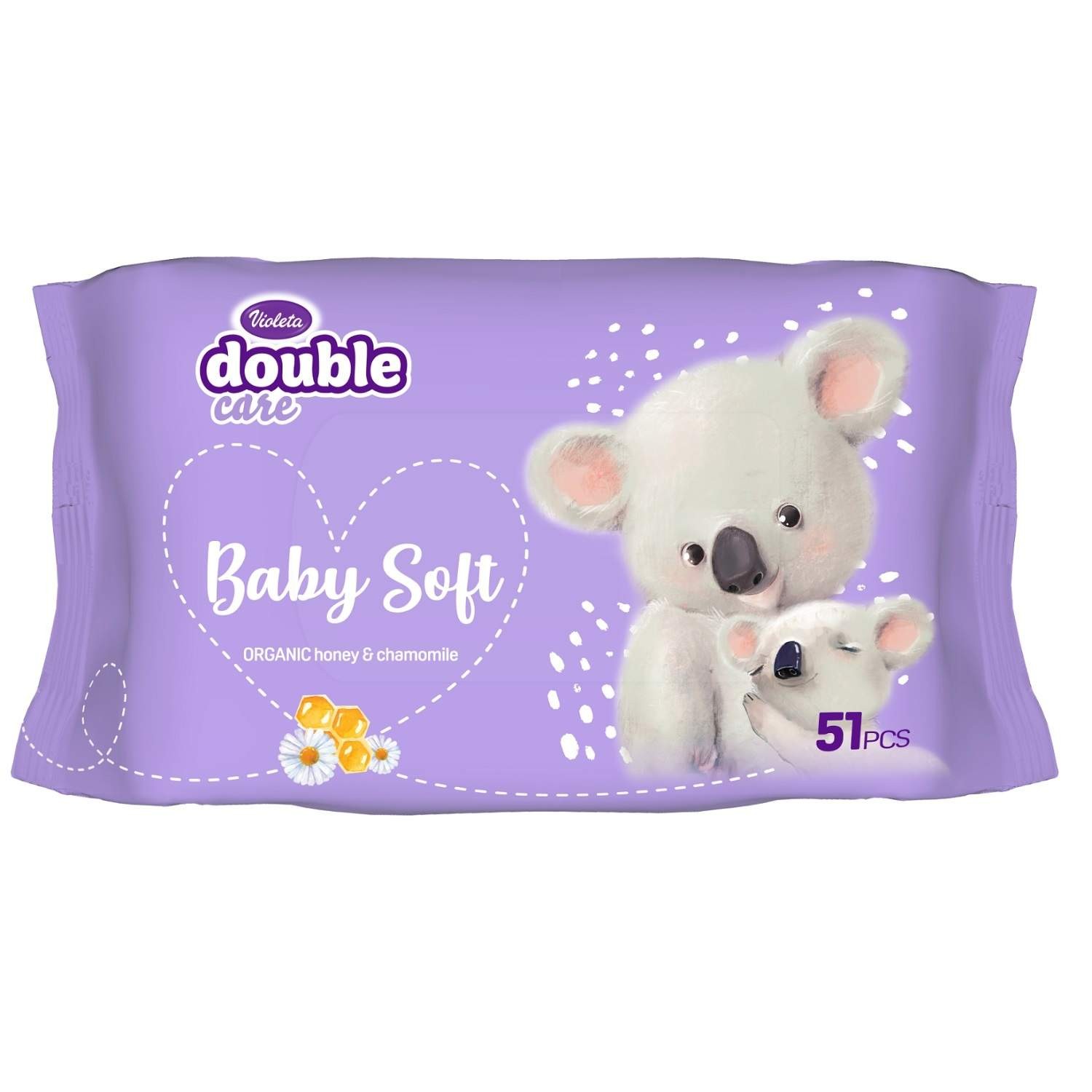 Violeta Vlažne maramice za bebe Soft, 51/1