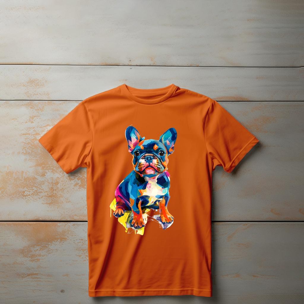 Camiseta Majica sa štampanim printom Cam 589, Dečija, Narandžasta