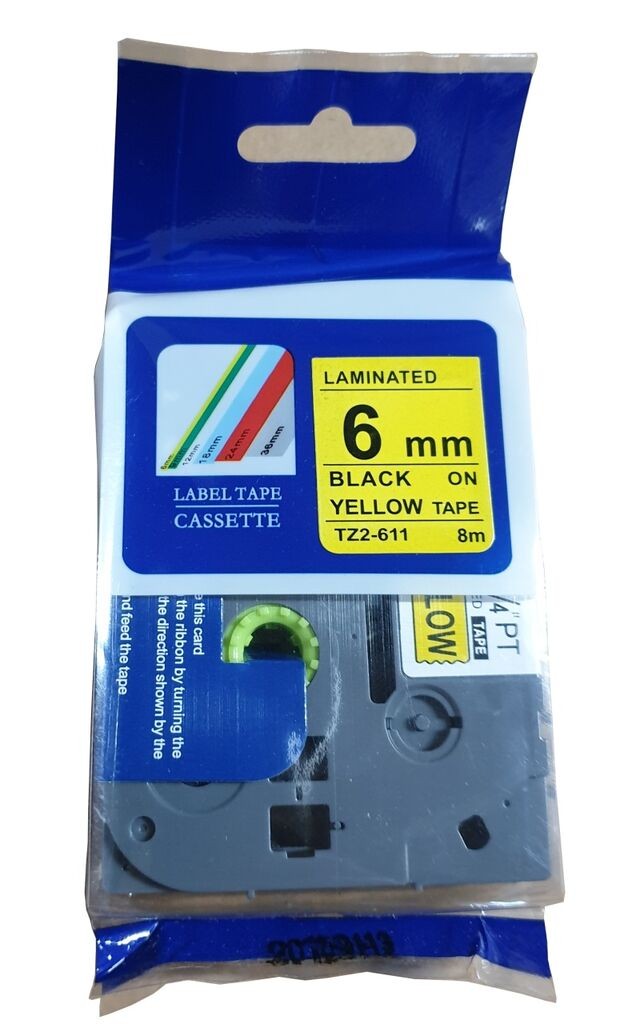 Antenall Traka TZ2-611, 6mm, Žuta