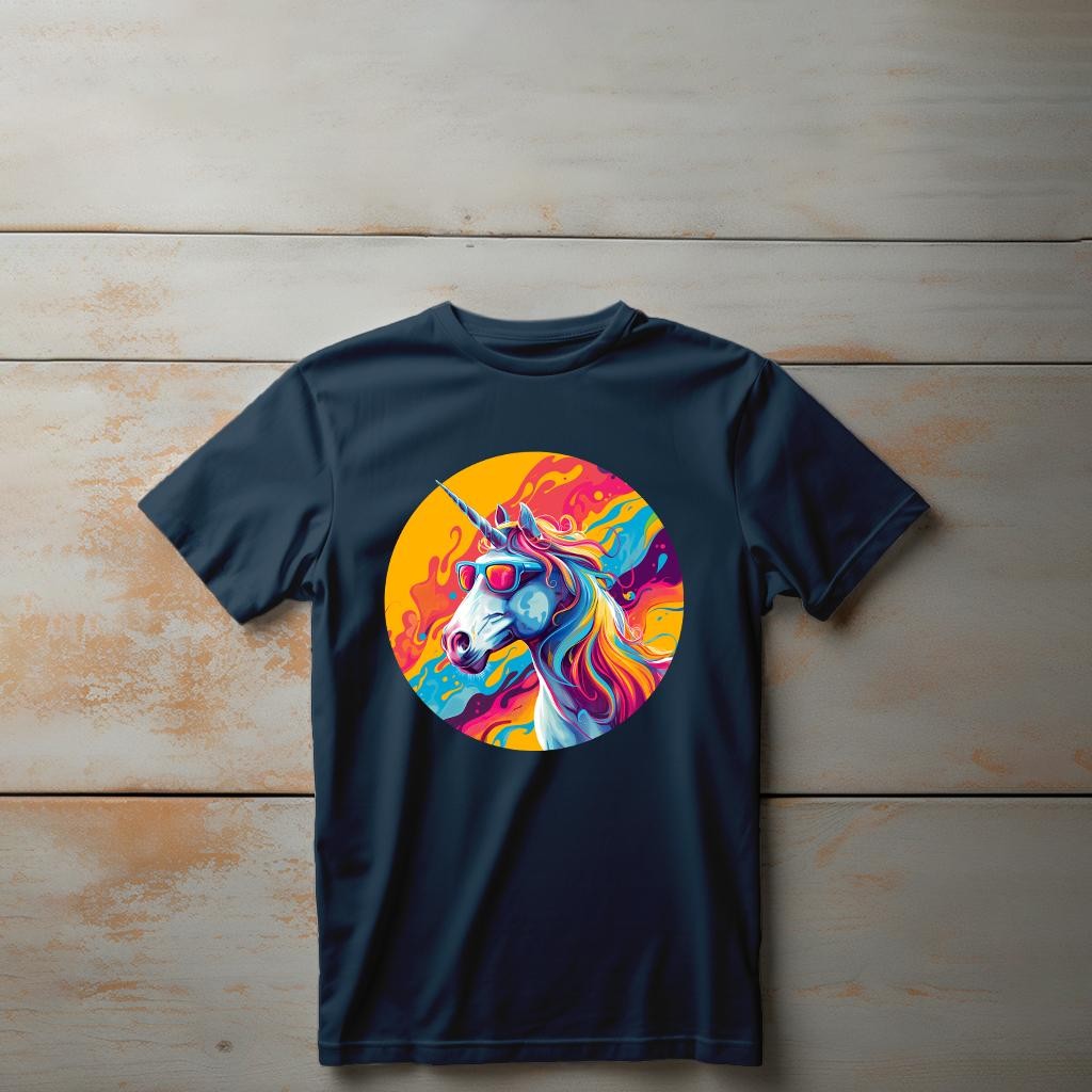 Camiseta Majica sa štampanim printom Cam 605, Dečija, Tamnoplava