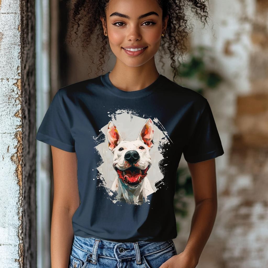 Camiseta Majica sa štampanim printom Cam 590, Ženska, Teget