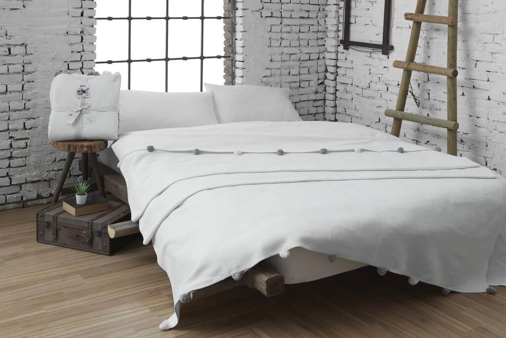 L'essentiel Maison Ćebe Pom Pom, 150x200cm, Krem