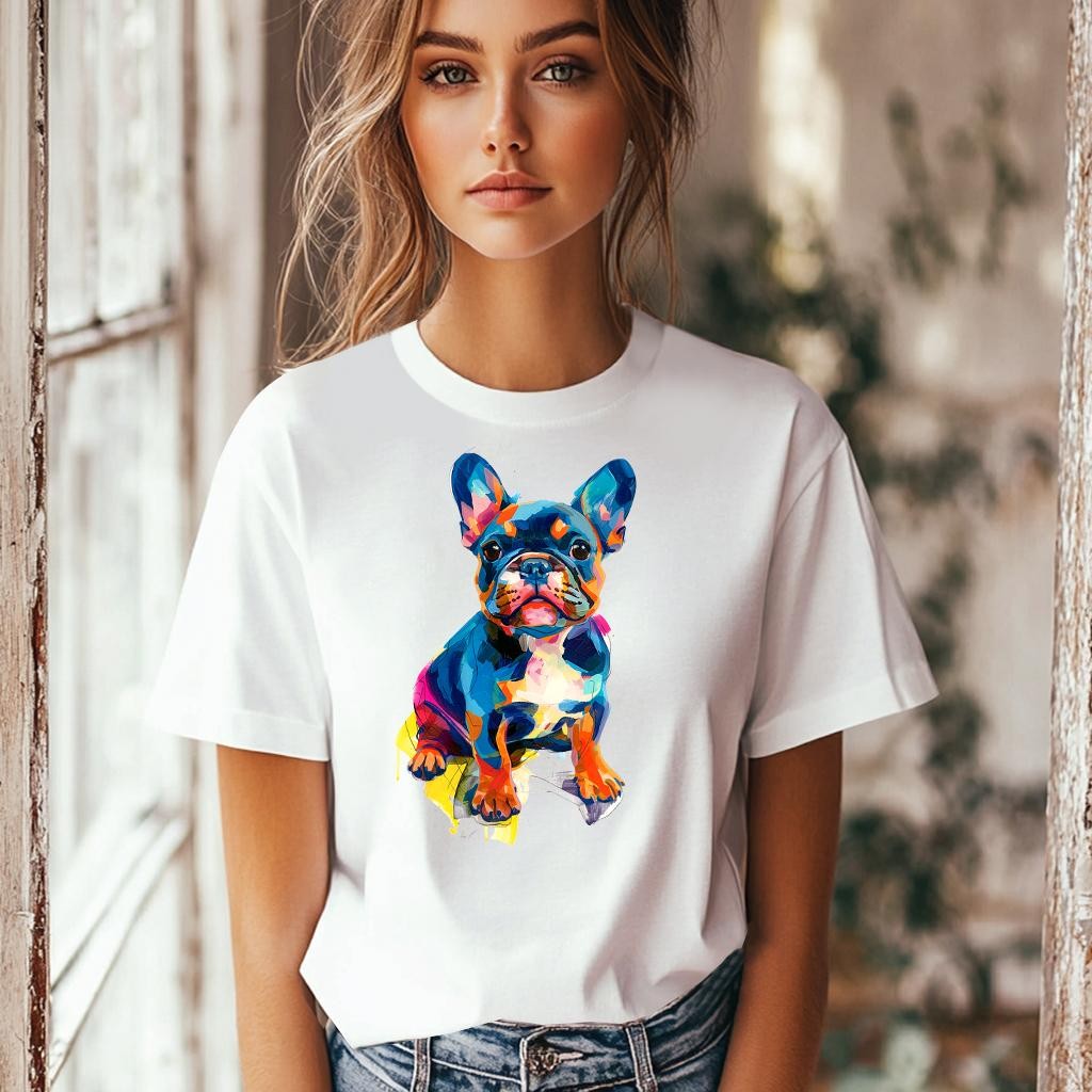 Camiseta Majica sa štampanim printom Cam 589, Ženska, Bela