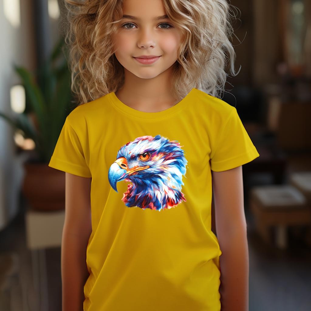 Camiseta Majica sa štampanim printom Cam 619, Dečija, Zlatne boje