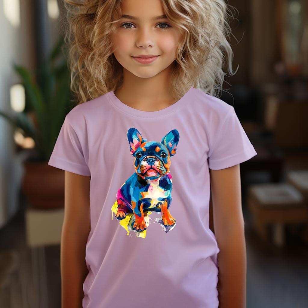 Camiseta Majica sa štampanim printom Cam 589, Dečija, Svetloroze