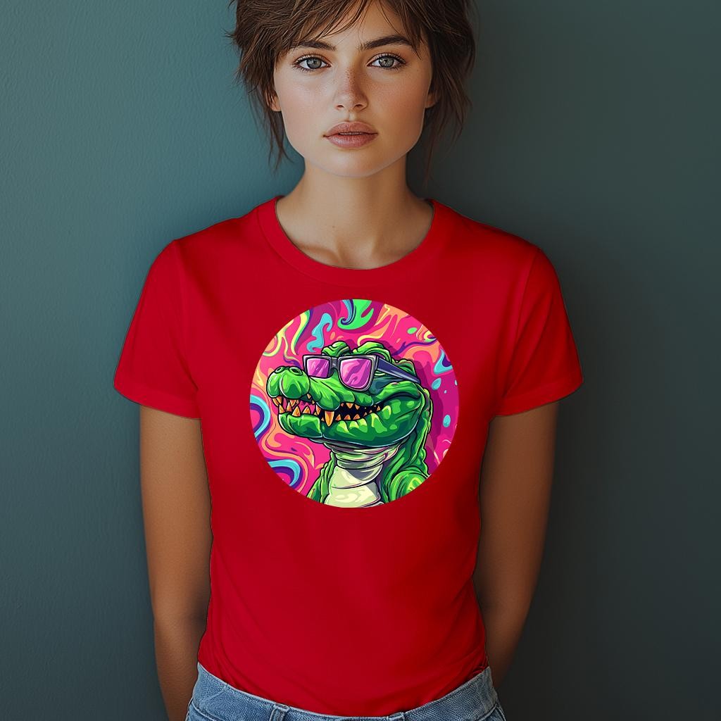 Camiseta Majica sa štampanim printom Cam 597, Ženska, Crvena