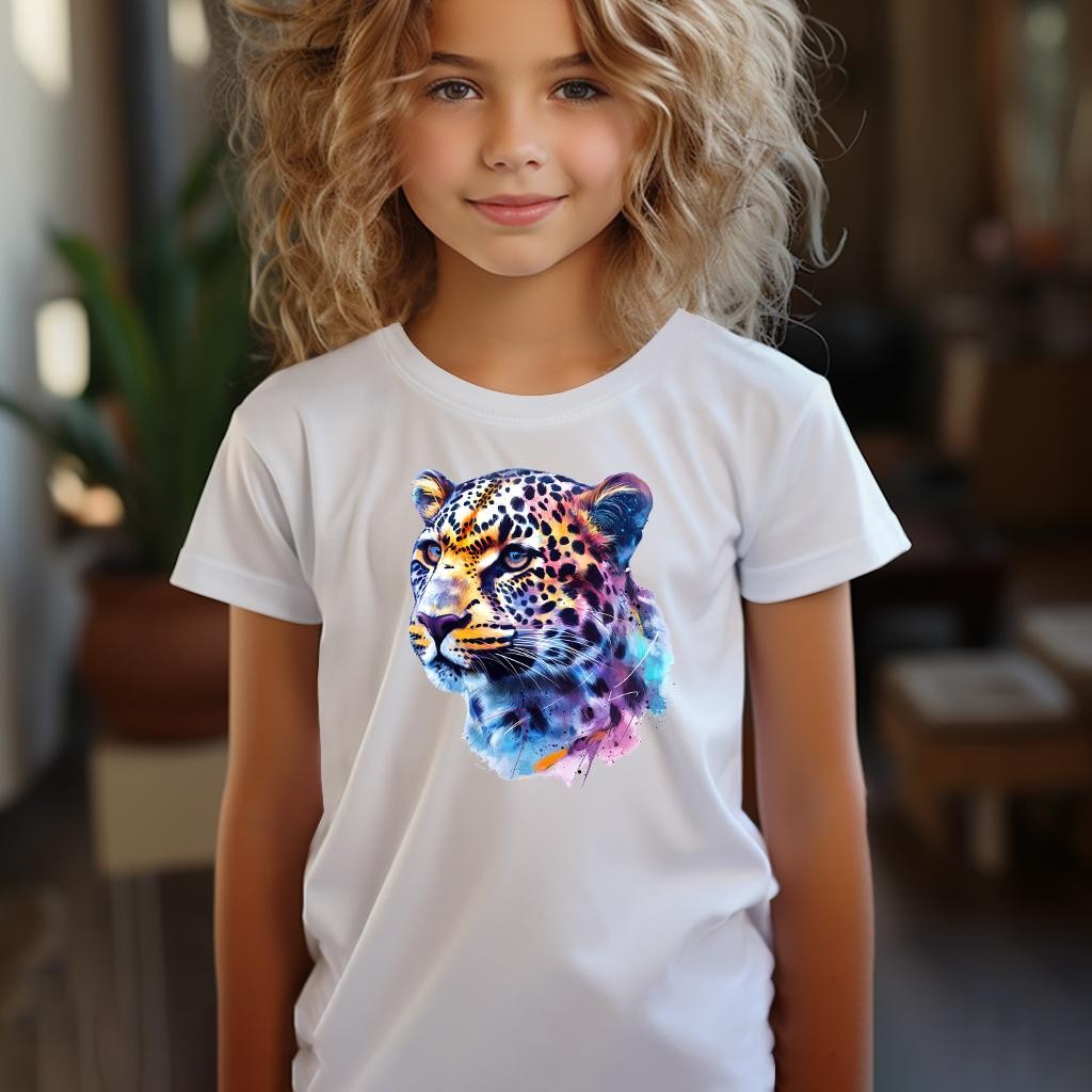 Camiseta Majica sa štampanim printom Cam 615, Dečija, Bela