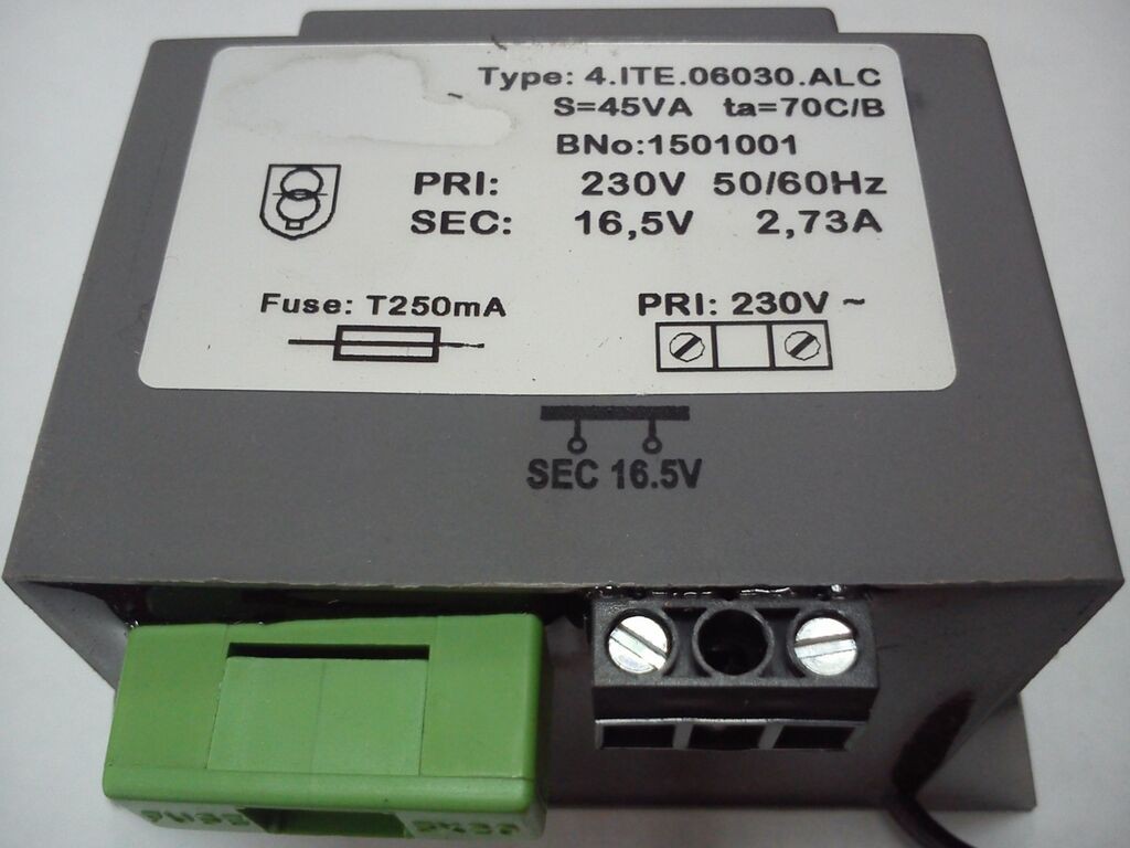 Bear Mrežni transformator, 45VA, 16V