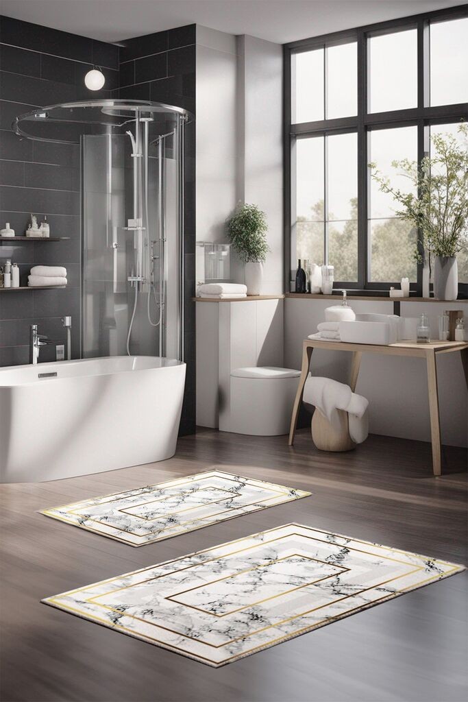 L'essentiel Maison Set prostirki za kupatilo CT-5101, 2 Komada, Šarena