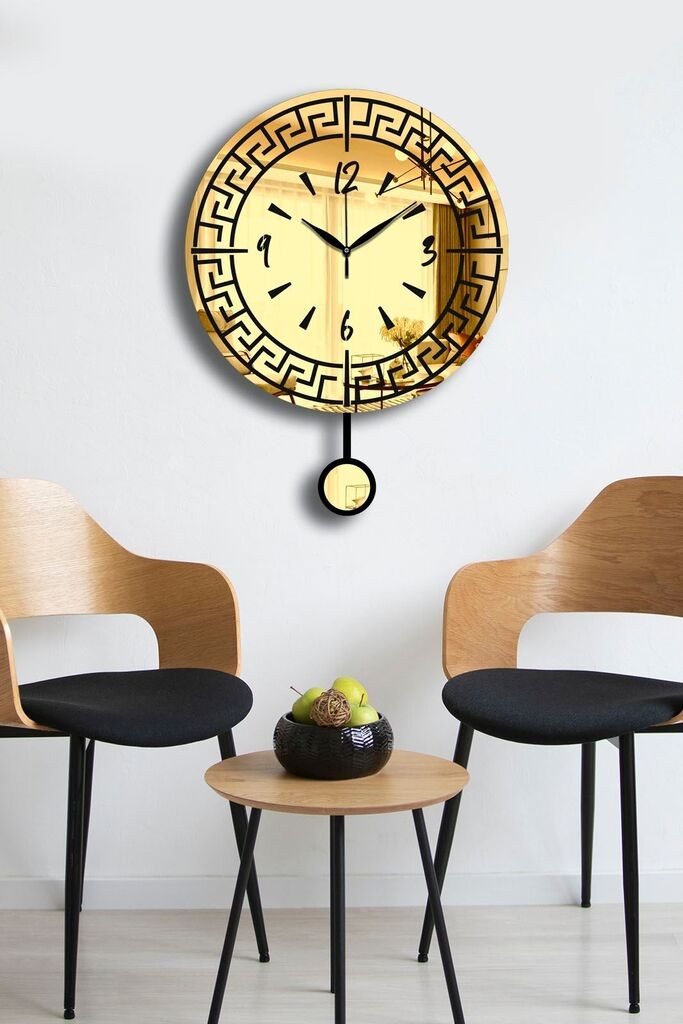 Wallity Zidni sat Vlnt113Al, 39x50 cm, Zlatne boje