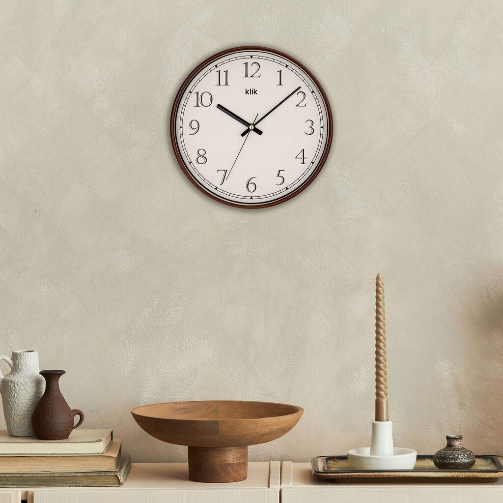 Wallity Zidni sat Slim, 30,5x30,5 cm, Braon