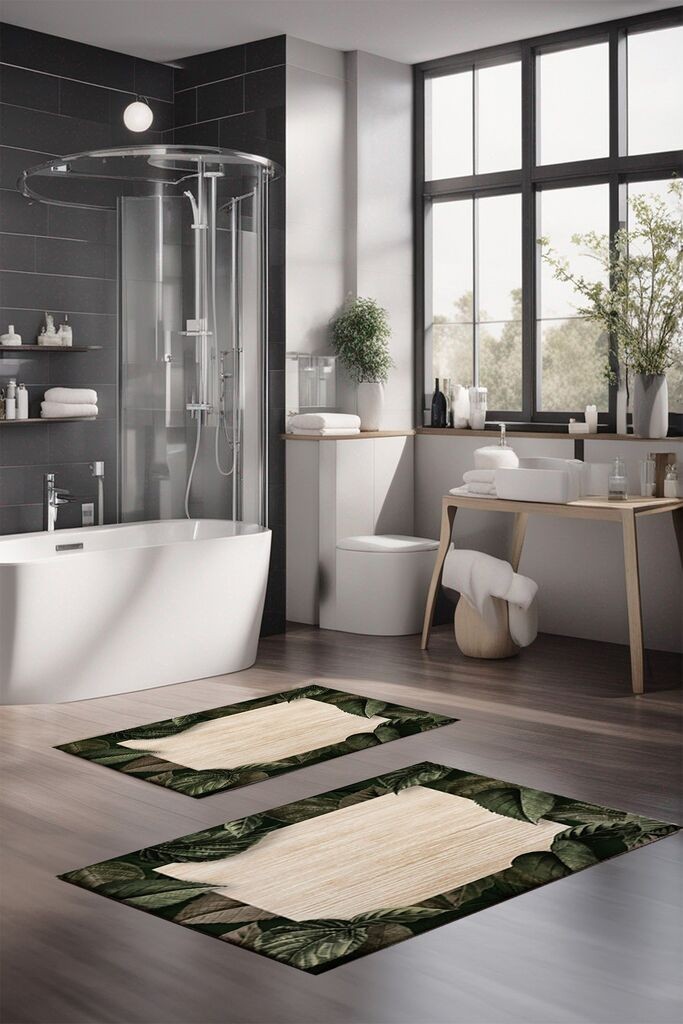 L'essentiel Maison Set prostirki za kupatilo CT-5339, 2 Komada, Šarena