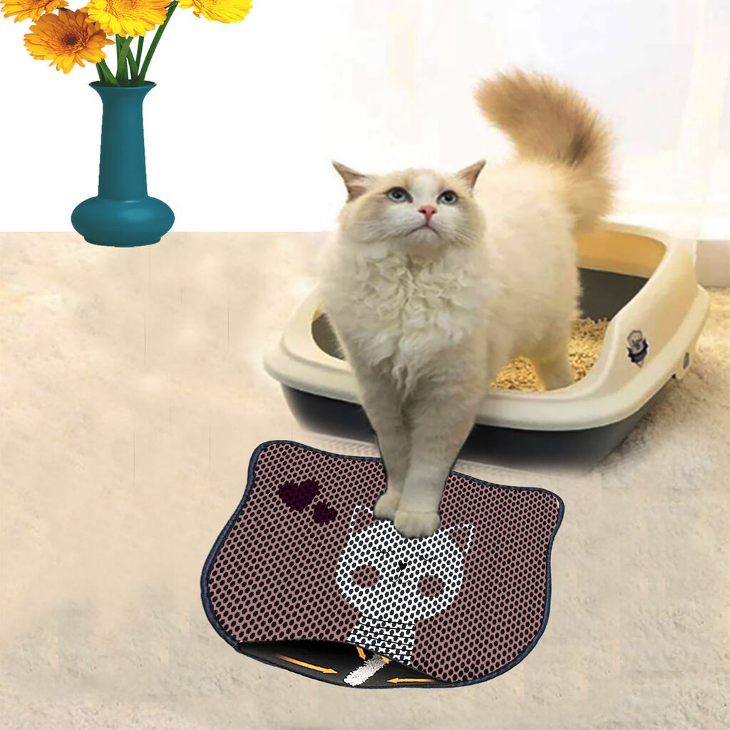 Aberto Design Prostorika za toalet za mačke Kdkafa0028, 40 x 50 cm, Smeđa (braon)