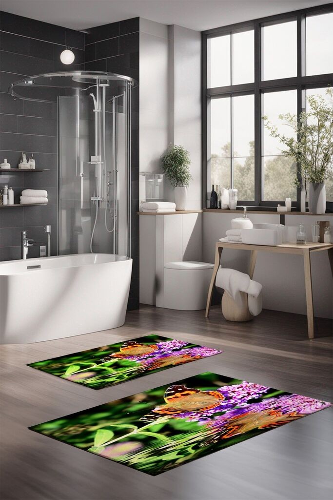 L'essentiel Maison Set prostirki za kupatilo CT-5111, 2 Komada, Šarena