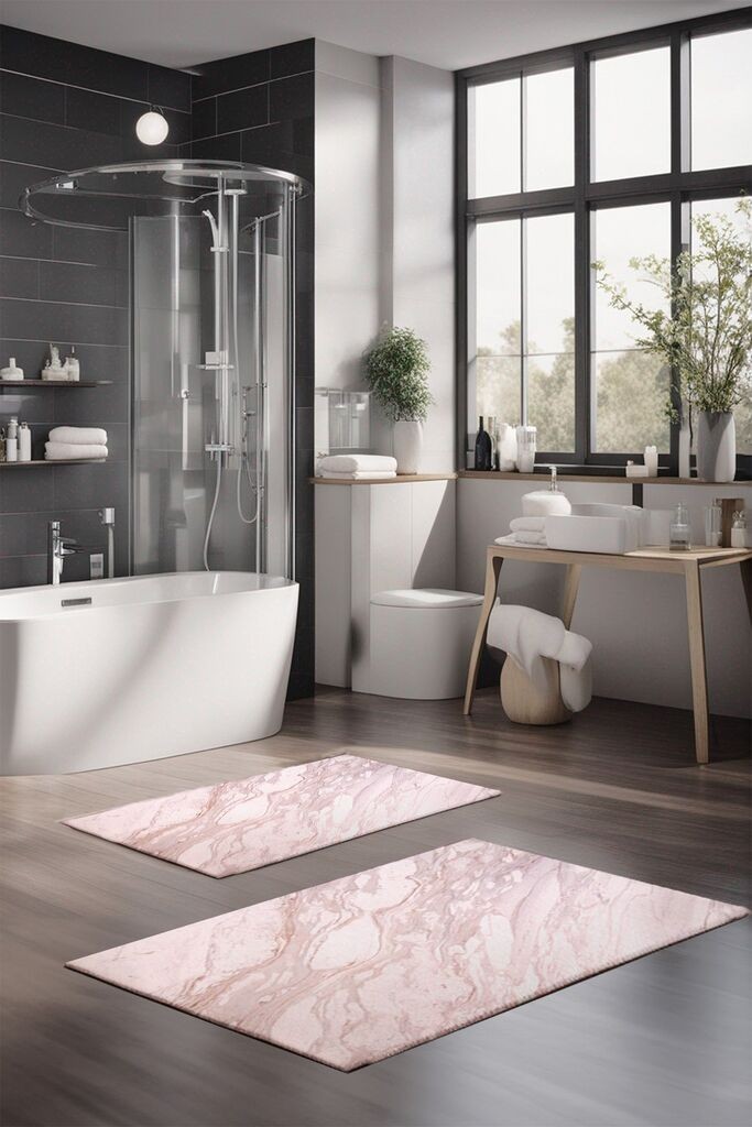 L'essentiel Maison Set prostirki za kupatilo CT-5034, 2 Komada, Krem