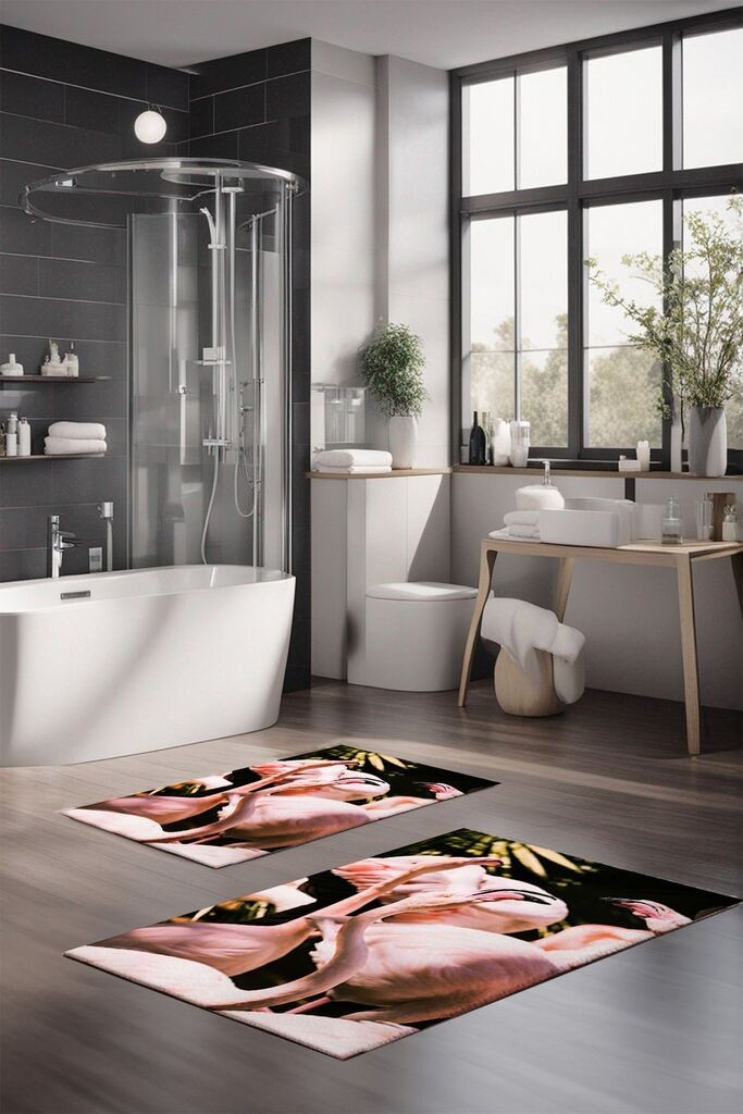 L'essentiel Maison Set prostirki za kupatilo CT-5340, 2 Komada, Šarena