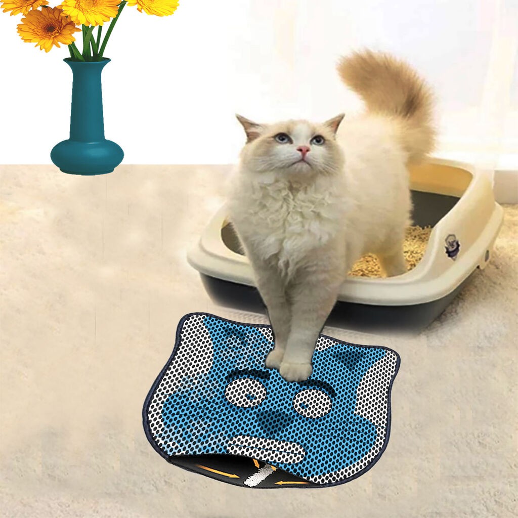 Aberto Design Prostorika za toalet za mačke Kdkafa0192, 40 x 50 cm, Šarena