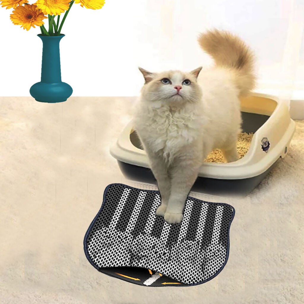 Aberto Design Prostorika za toalet za mačke Kdkafa0042, 40 x 50 cm, Šarena