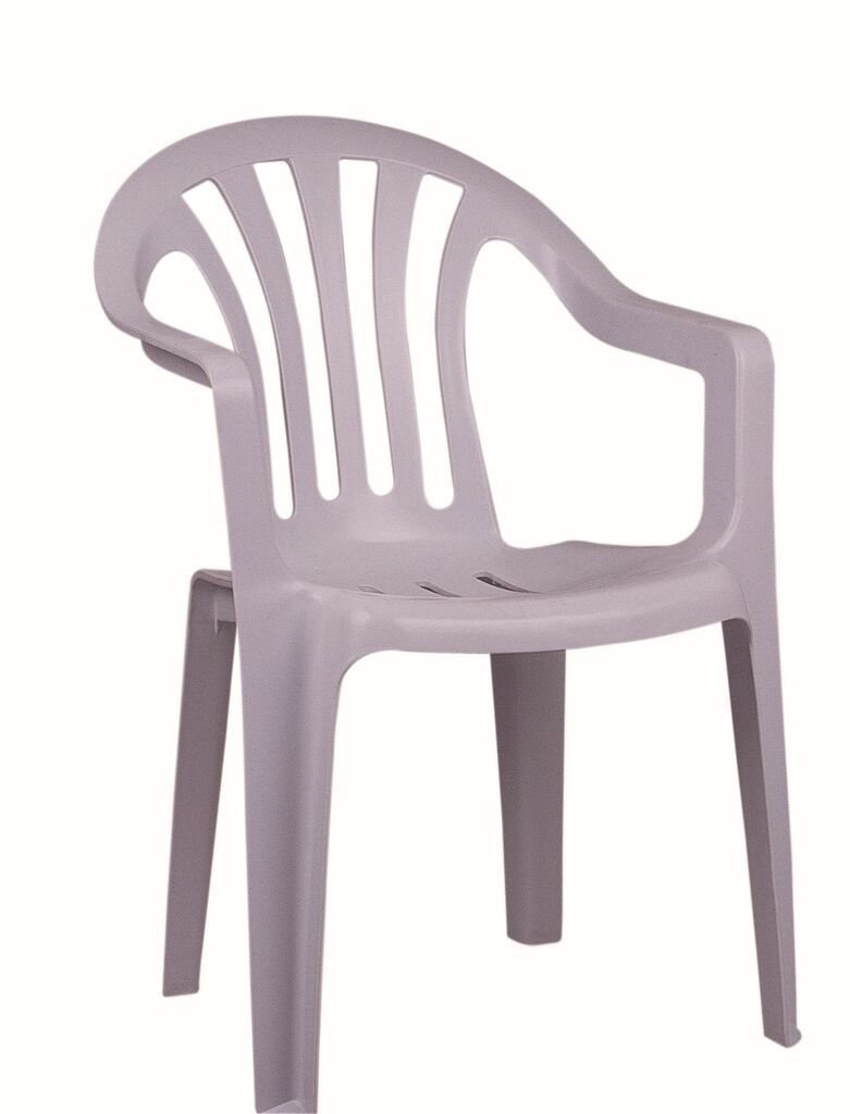 Hanah Home Baštenska stolica Magnolia, 54x87x51 cm, Prljavo bela