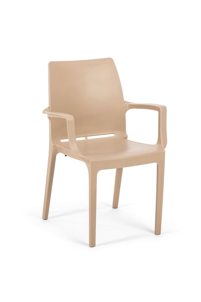 Hanah Home Baštenska stolica Eve, 57x85x53 cm, Krem