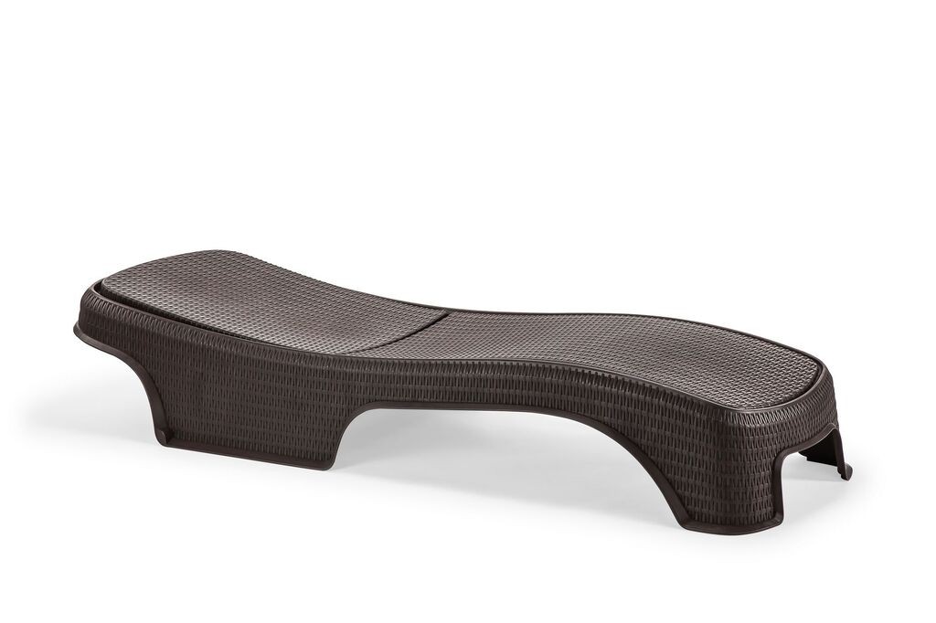 Hanah Home Baštenska ležaljka Royale, 70x36x17 cm, Braon