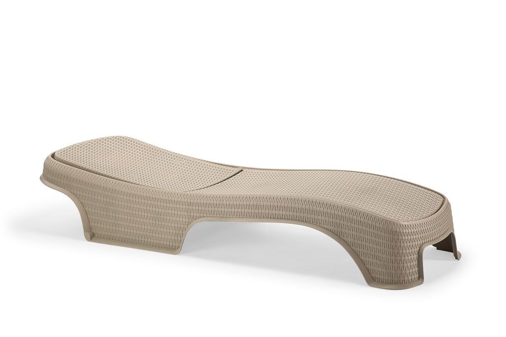 Hanah Home Baštenska ležaljka Royale, 70x36x17 cm, Smeđa