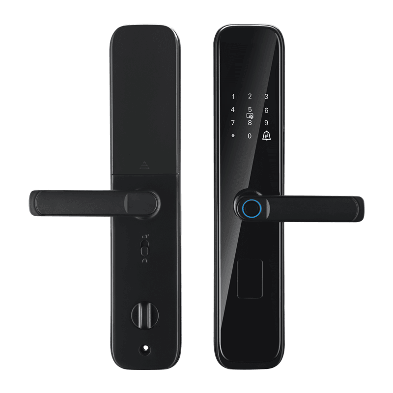 Smart Nest Pametna brava 8 sa otiskom prsta i šifrom, Crna