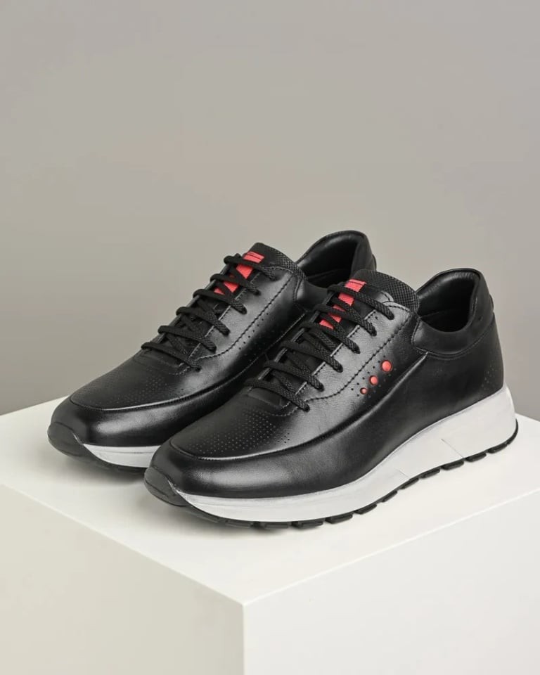 Lak korak Muške patike 221513-4, Crne