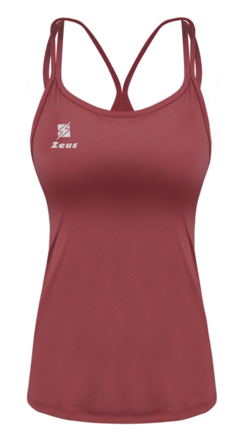 Zeus Ženska top majica Canotta Dafne, Bordo