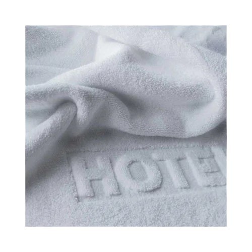 Peškir sa natpisom Hotel 50x100cm 500 g/m2, Beli