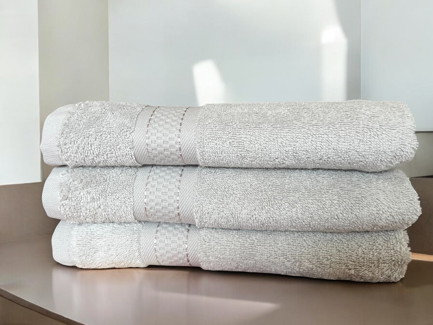 Peškir Vestio textiling 50x100cm Svetlosivi