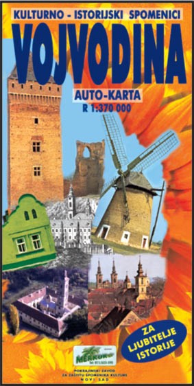 Merkur-SV Vojvodina - Kulturna dobra, Autokarta