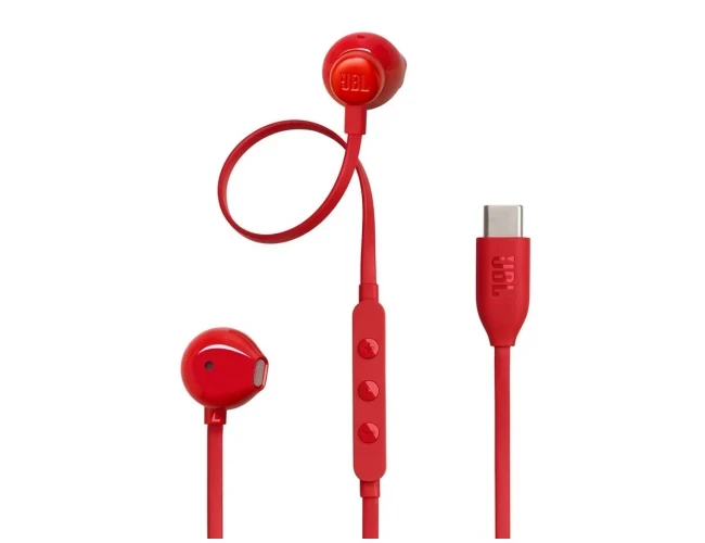 JBL Žičane slušalice JBLT305CRED, Crvene