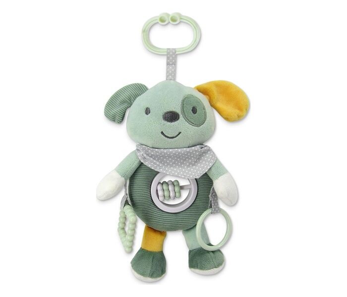 Lorelli Plišana igračka za bebe Dog Activity, Zelena