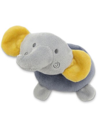 Lorelli Plišana igračka zvečka za bebe Elephant, Siva